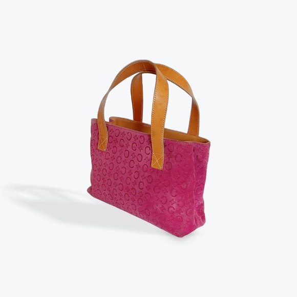 Authentic Celine Pink Suede Mini Tote - Picture 4 of 14